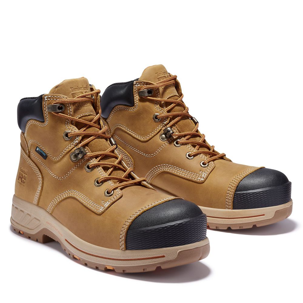 Bocanci De Muncă Timberland Barbati Maro/Negrii - Pro® Helix Hd 6\" Comp Toe - Romania - NPVYZI136